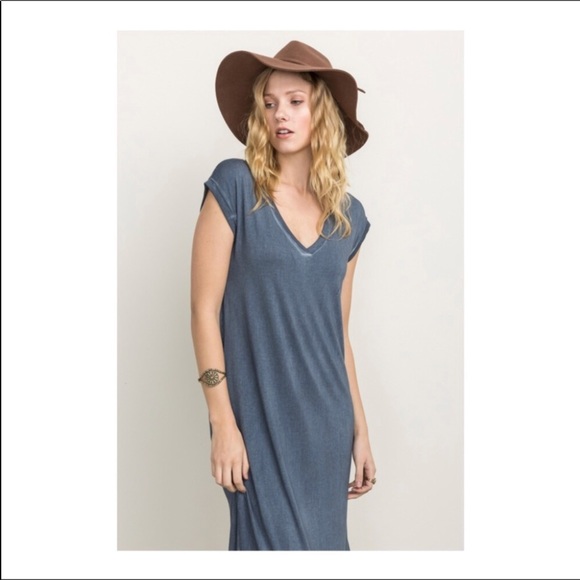 Mystree Casual Maxi Dress in Denim blue - Picture 6 of 8